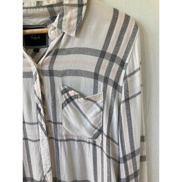 Anthropologie Rails Plaid Flannel Button Down Shirt - Picture 3 of 11